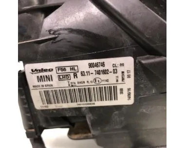 Optique avant principal droit (feux)(phare) MINI MINI 3 F56 PHASE 1 Essence