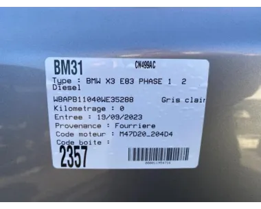 Capteur BMW X3 E83 PHASE 1 Diesel