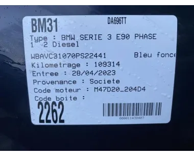 Durite BMW SERIE 3 E90 PHASE 1 Diesel