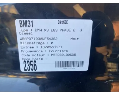 Volant moteur BMW X3 E83 PHASE 2 Diesel