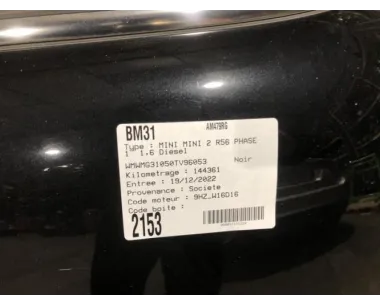 Air bag conducteur MINI MINI 2 R56 PHASE 1 Diesel