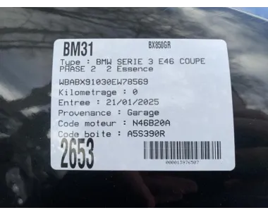 Aile avant droit BMW SERIE 3 E46 COUPE PHASE 2 Essence