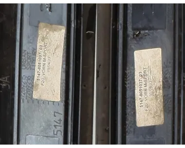 Marche pieds BMW SERIE 3 F30/F80 PHASE 1 