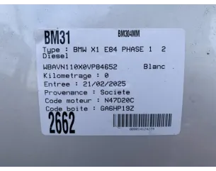 Coquille de retroviseur gauche BMW X1 E84 PHASE 1 Diesel 2