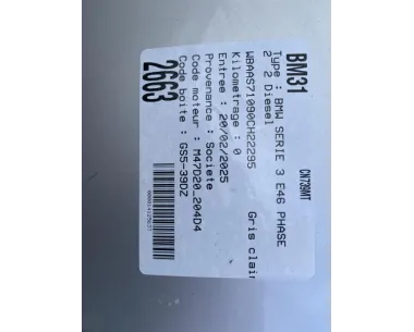 Aerateur tableau de bord BMW SERIE 3 E46 PHASE 2 Diesel