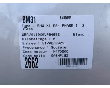 Glace retroviseur droit BMW X1 E84 PHASE 1 Diesel