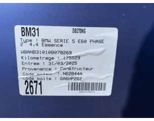 Renfort pare choc avant (traverse) BMW SERIE 5 E60 PHASE 2 Essence 2