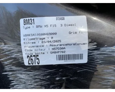 Cremaillere assistee BMW X5 F15 Diesel