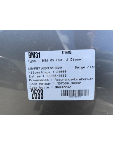 Cric BMW X5 E53 Diesel