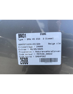 Tableau de bord BMW X5 E53 Diesel 2