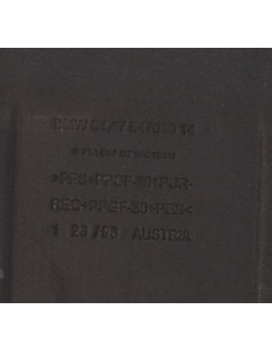 Moquette BMW SERIE 1 E87 PHASE 1 