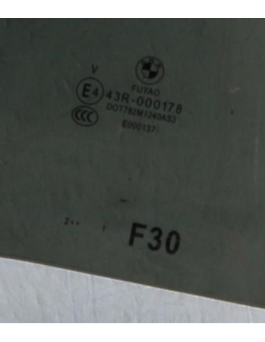 Vitre arriere droit BMW SERIE 3 F30/F80 PHASE 1 