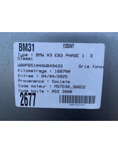 Feu arriere secondaire droit (feux) BMW X3 E83 PHASE 1 Diesel 2