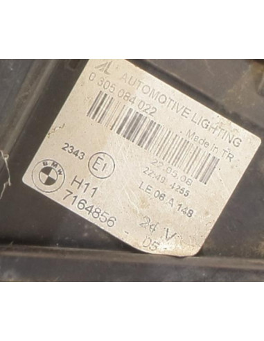 Anti brouillard droit (feux) BMW SERIE 1 E88 CABRIO 