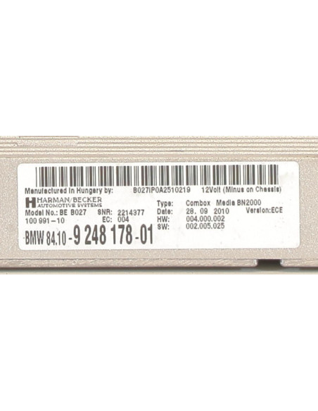 Calculateur BMW SERIE 1 E87 PHASE 2 Diesel