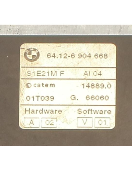 Chauffage auxiliaire BMW SERIE 3 E46 PHASE 1 Diesel