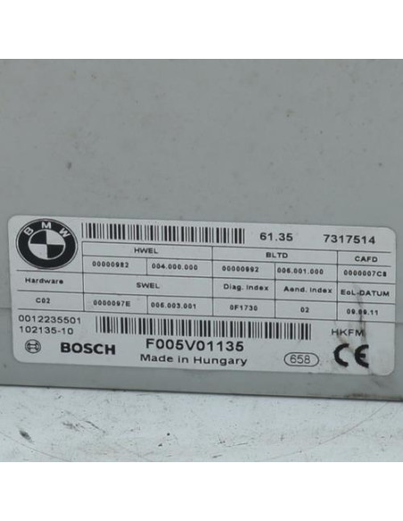Calculateur BMW SERIE 5 F11 TOURING PHASE 1 BREAK Diesel