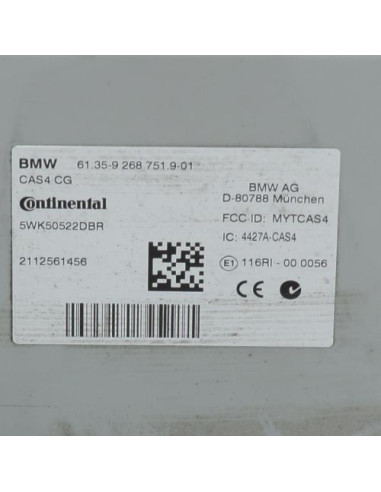 Calculateur BMW SERIE 5 F11 TOURING PHASE 1 BREAK Diesel