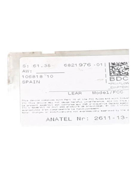 Porte fusible BMW X5 F15 Diesel