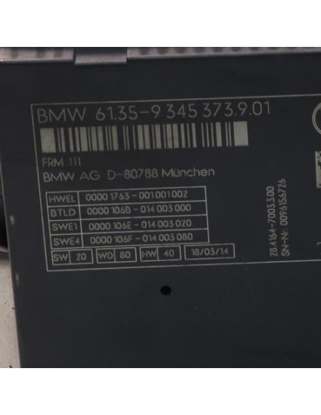 Calculateur BMW SERIE 5 F11 TOURING PHASE 2 BREAK Diesel