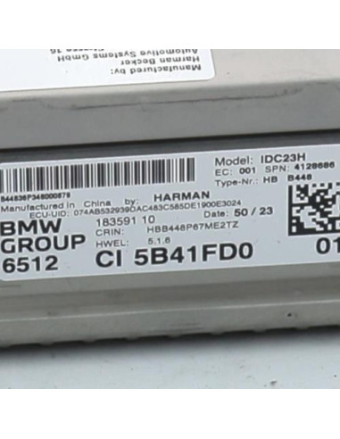 Autoradio d'origine BMW X1L U12 