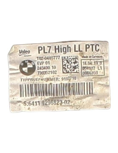 Bloc chauffage BMW SERIE 3 F30/F80 PHASE 1 