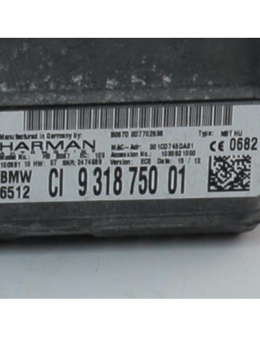 Autoradio d'origine BMW SERIE 3 F30/F80 PHASE 1 