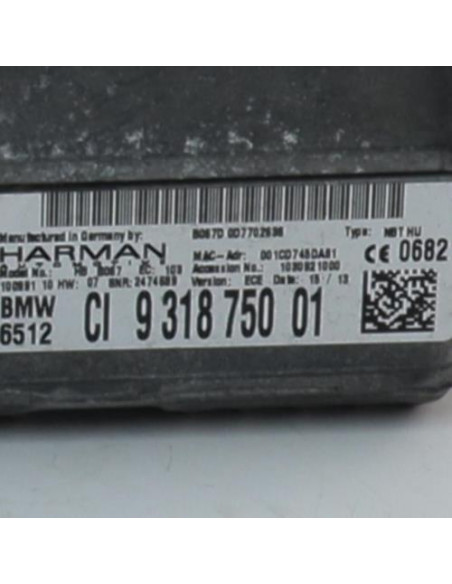 Autoradio d'origine BMW SERIE 3 F30/F80 PHASE 1 