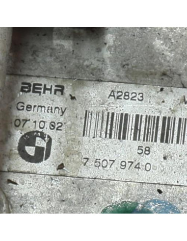 Radiateur huile BMW SERIE 7 E65 PHASE 1 Essence