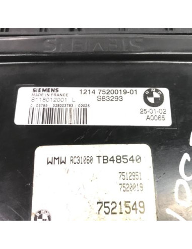 Calculateur moteur MINI MINI 1 R50/R53 PHASE 1 Essence