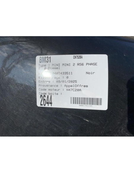 Bloc chauffage MINI MINI 2 R56 PHASE 2 Diesel