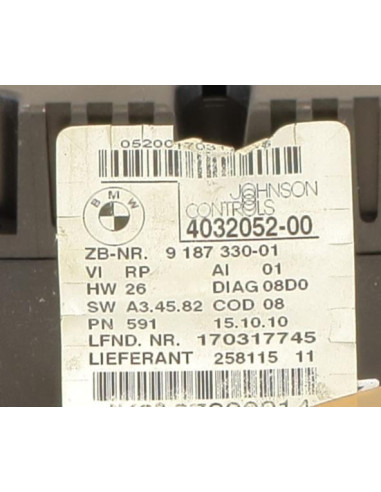 Compteur BMW SERIE 1 E87 PHASE 2 Diesel
