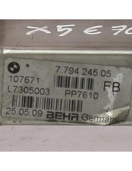 Radiateur EGR BMW X5 E70 PHASE 1 Diesel