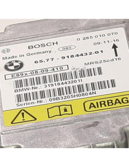 Boitier air bag BMW SERIE 3 E92 COUPE PHASE 1 Diesel