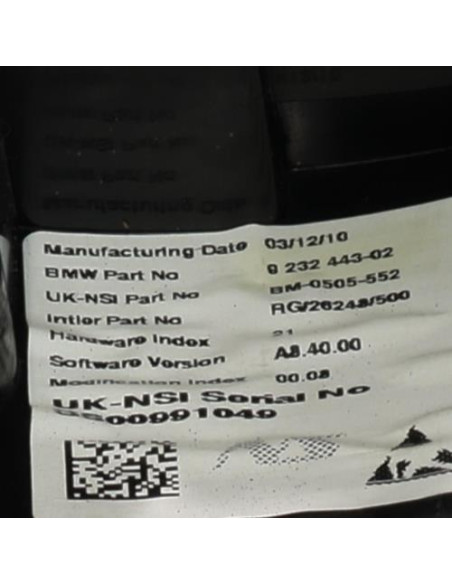 Compte tours MINI MINI 2 R60 COUNTRYMAN BREAK Diesel