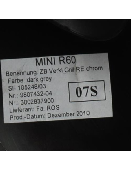 Tableau de bord MINI MINI 2 R60 COUNTRYMAN BREAK Diesel