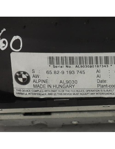 Ecran GPS BMW SERIE 5 E60 PHASE 2 Diesel