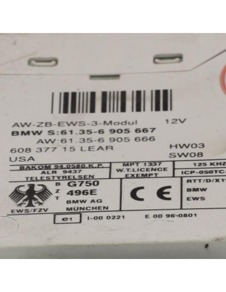 Calculateur BMW SERIE 3 E46 COMPACT PHASE 1 Essence