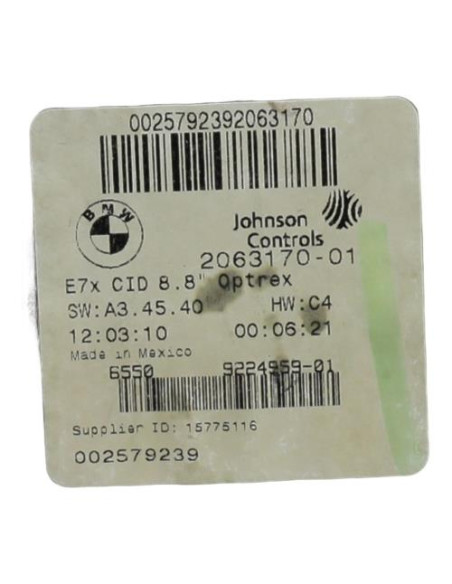 Ecran GPS BMW X5 E70 PHASE 2 Diesel