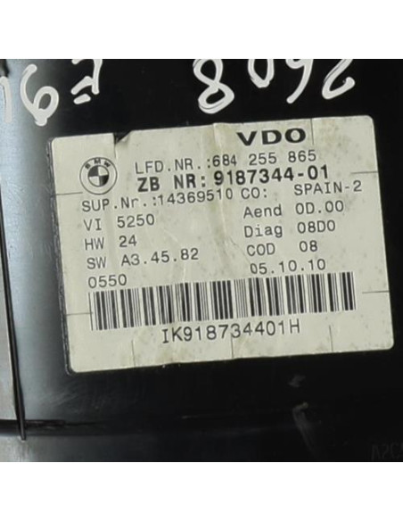Compteur BMW SERIE 3 E91 TOURING PHASE 2 BREAK Diesel
