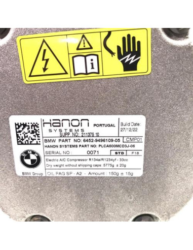 Compresseur clim BMW X3 G01 