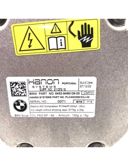 Compresseur clim BMW X3 G01 