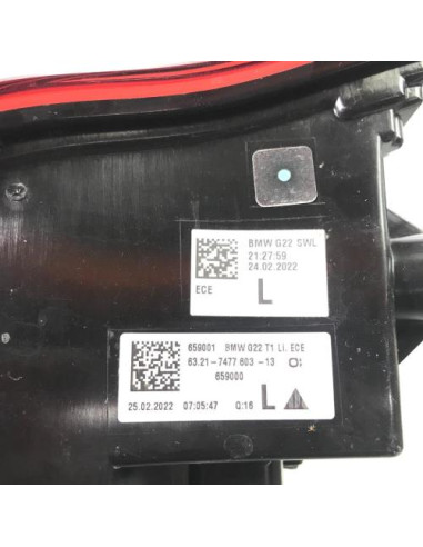 Feu arriere principal gauche (feux) BMW SERIE 4 G22 COUPE 