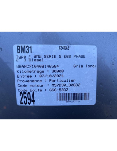 Embrayage BMW SERIE 5 E60 PHASE 1 Diesel
