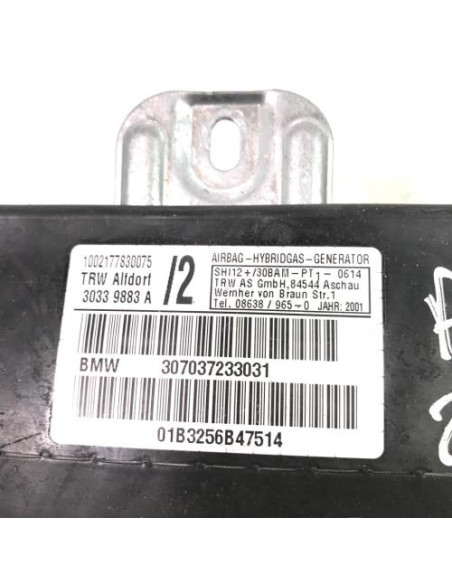Air bag lateral gauche BMW SERIE 3 E46 COUPE PHASE 1 Essence