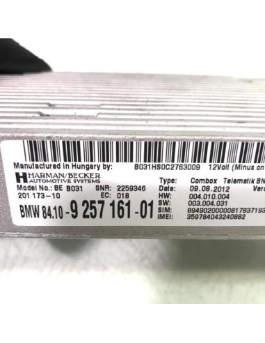 Calculateur BMW X1 E84 PHASE 2 Diesel