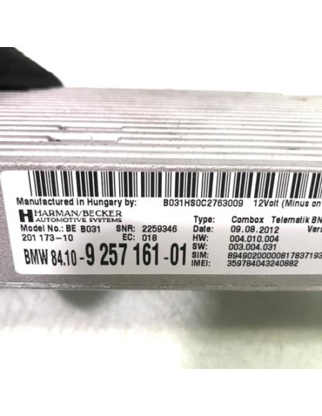 Calculateur BMW X1 E84 PHASE 2 Diesel