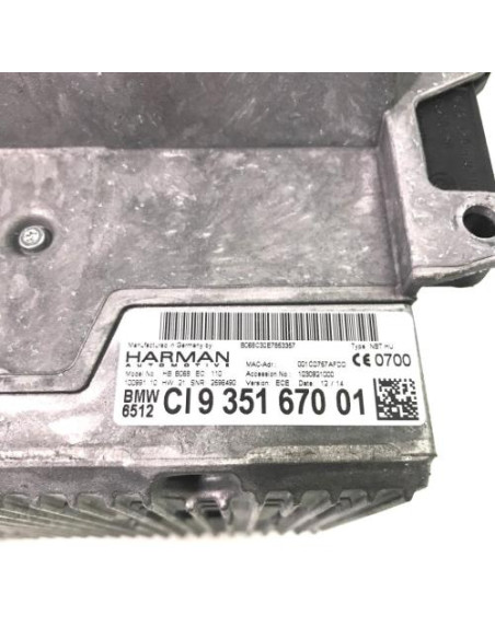 Autoradio d'origine BMW SERIE 5 F11 TOURING PHASE 2 BREAK Diesel