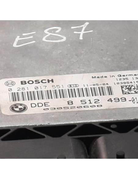 Calculateur moteur BMW SERIE 1 E87 PHASE 2 Diesel