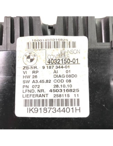 Compteur BMW SERIE 3 E91 TOURING PHASE 2 BREAK Diesel